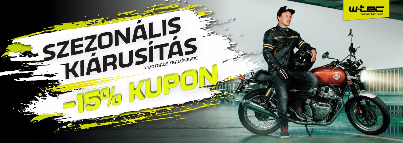 Szezonvégi motoros készletkisöprés egyedi kuponos kedvezménnyel!