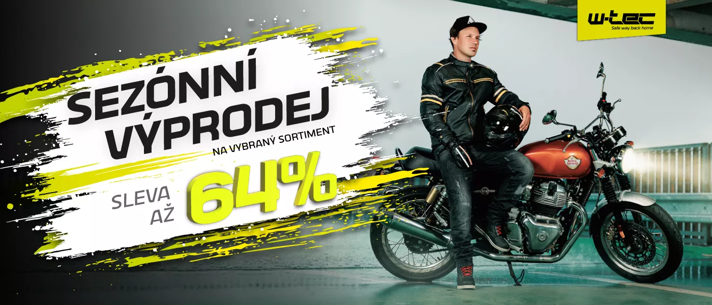 Sezónní výprodej moto zboží