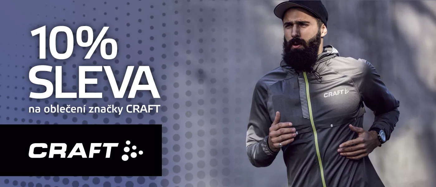 10% sleva na oblečení značky CRAFT
