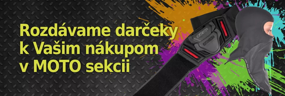 Rozdávame darčeky k Vašim nákupom v MOTO sekcii!