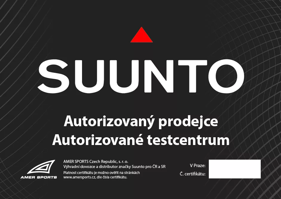 Suunto - Testovací Centrum