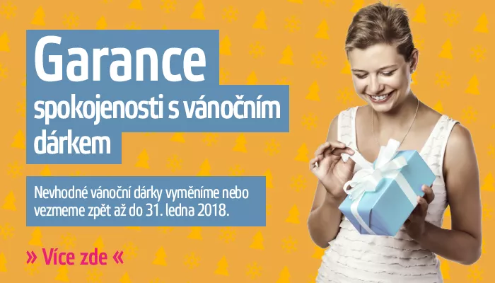 Vánoční dárky přes internet s VIP garancí vrácení do 31. 1. 2018