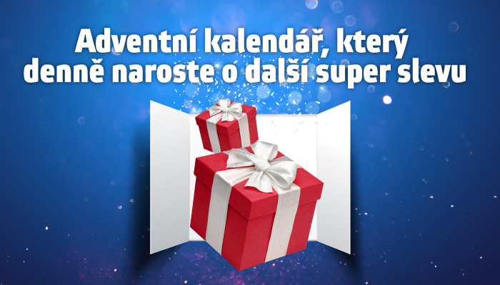 <span style="color:#cc3333">Adventní kalendář, který denně naroste o další super slevu!</span>