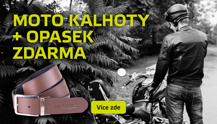 Opasek zdarma k vybraným moto kalhotám!