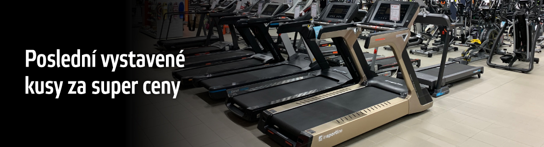 Akční výprodej vystavených fitness strojů!