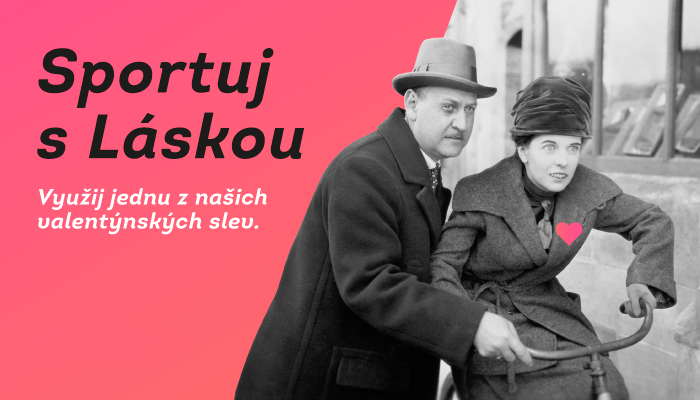 Sportuj s láskou a získej slevu až 1000 Kč