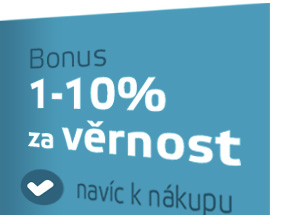 Věrnostní program pro naše stálé zákazníky. Slevy až -10%