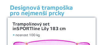 Trampolínový set inSPORTline Lily 183 cm