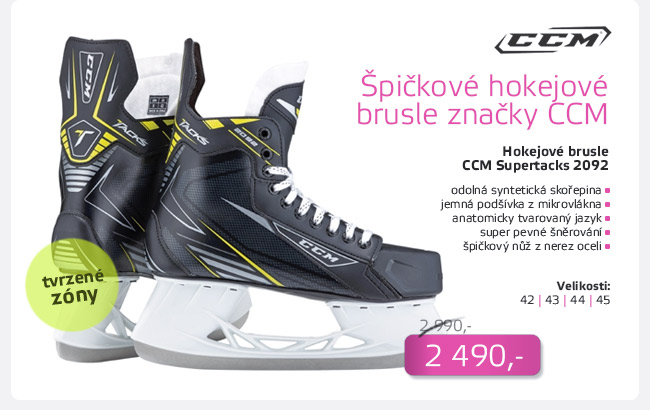 Hokejové brusle CCM Supertacks 2092