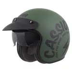 Motorcycle Helmet Cassida Oxygen Gear 2.0 Matte Green/Black 2025