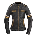 Women’s Leather Motorcycle Jacket W-TEC Traction Lady - Black