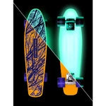 Svietiaci penny board Street Surfing Beach Board Glow Mystic Forest 22,5"