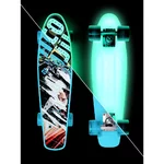 Svietiaci penny board Street Surfing Beach Board Glow Rough Poster 22,5"