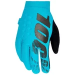 Moto Glove 100% Brisker modré