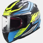 Motoros bolt LS2 RAPID GALE MATT BLACK BLUE YELLOW