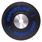 Obciążenie gumowe inSPORTline Bumper Plate 15 kg 50 mm