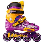 Inline Skates Baud BD276 - Violet-Yellow