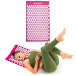 Acupressure Mat inSPORTline AKU-500 75 x 44 cm - Pink