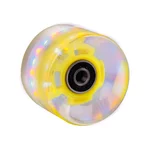 Świecące kółko do penny boardu 60*45 mm z łożyskami ABEC 7 - Żółty