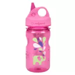 Detská fľaša NALGENE Grip'n Gulp 350ml - Pink Elephant