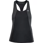 Dámské tílko Under Armour Threadborne Fashion Tank - Black/Black/Metallic Silver