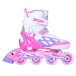 Adjustable Rollerblades WORKER Nubila - Pink-Purple-White
