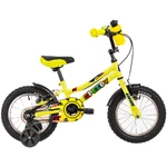 Rower dziecięcy DHS Speedy 1403 14" - 7.0 - Zielony żółty