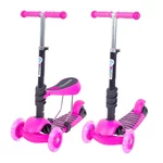 3-in-1 Scooter WORKER Nimbo - Pink