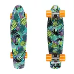 Penny Board Fish Print 22" - Pineapple-Silver-Orange