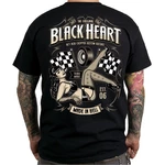 T-shirt BLACK HEART Melisa - črna