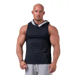 Men’s Hooded Tank Top Nebbia No Excuses 173 - Black