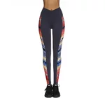 Women’s Sports Leggings BAS BLACK Rainbow - Dark Blue