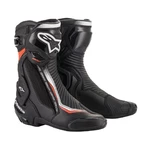 Women’s Motorcycle Boots Alpinestars SMX Plus 2 Black/White/Fluo Red 2022 - Black/White/Fluo Red