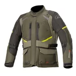 Pánská bunda na ATV Alpinestars Andes Drystar zelená/černá/žlutá fluo