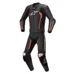 Two-Piece Motorcycle Leather Suit Alpinestars Missile 2 Black/Fluo Red - Black/Fluo Red