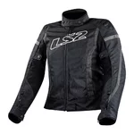 Dámská moto bunda LS2 Gate Black Dark Grey - černá / tmavě šedá