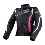 Dámská moto bunda LS2 Gate Black Pink