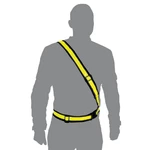 Reflexný popruh Oxford Bright Belt - žltá fluo