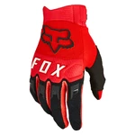 Motokrosové a cyklo rukavice FOX Dirtpaw Fluo Red MX22 - fluo červená