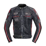 Pánská kožená moto bunda B-STAR Shibenick Blue