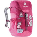 Detský batoh Deuter Schmusebär - ruby-hotpink