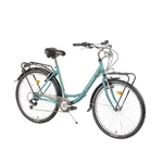 Mestský bicykel DHS Citadinne 2634 26" 7.0 - Turquoise