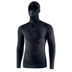 Thermoactive Shirt + Balaclava Rebelhorn Therm II 2-in-1 Long Sleeve - Black-Grey