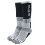 Férfi zokni Oxford OxSocks Thermal Regular szürke/fekete/kék