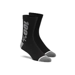 Merino ponožky 100% Rythym čierne/šedé