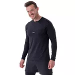 Men’s Long-Sleeve Activewear T-Shirt Nebbia “Layer Up” 329 - Black