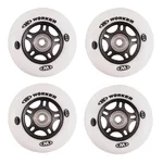 Set 4 pcs – Wheels 76mm and Bearing ABEC-7 chrome