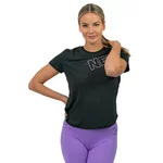 Dámské funkční triko s krátkým rukávem Nebbia FIT Activewear 440 - Black