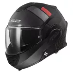 Flip-Up Motorcycle Helmet LS2 FF399 Valiant Lumen / H-V Yellow - Prox Matt Black Titanium