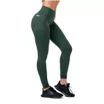 Legginsy damskie z wysokim stanem Nebbia Classic Hero 570 - Ciemny zielony